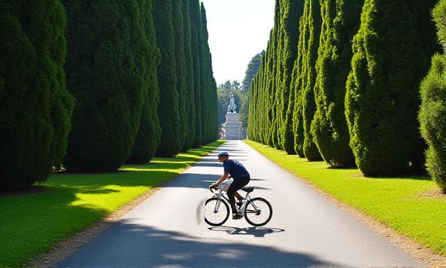 Villa Borghese sentieri ciclabili